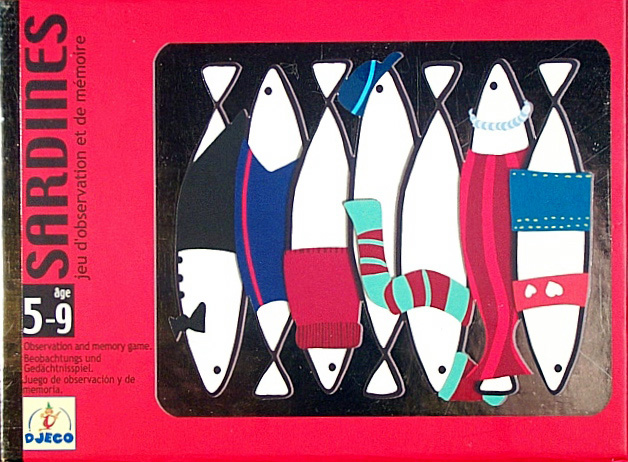 Sardines: Jeu d'observation et de mémoire