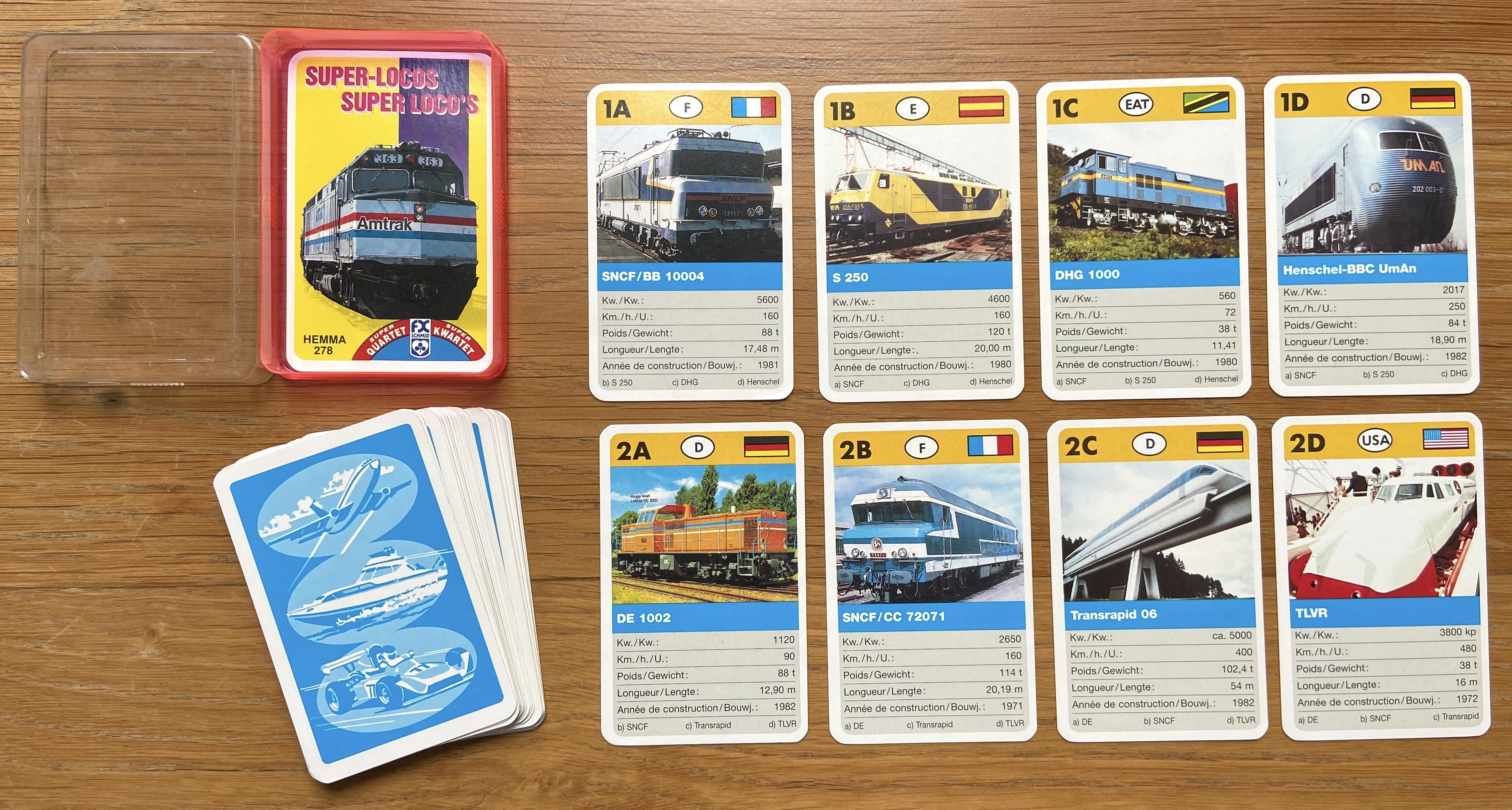 Super-Locos (Super Loco's): Super Quartett (Super Kwartet)