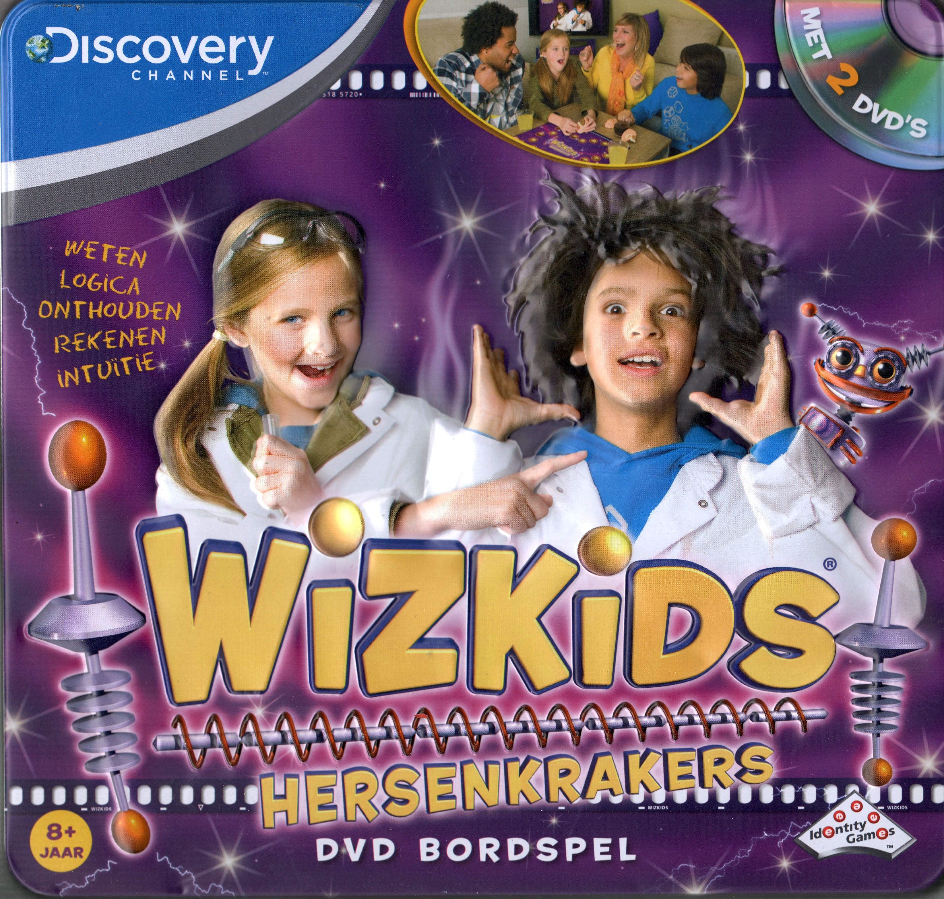 Wizkids - Hersenkrakers DVD Bordspel