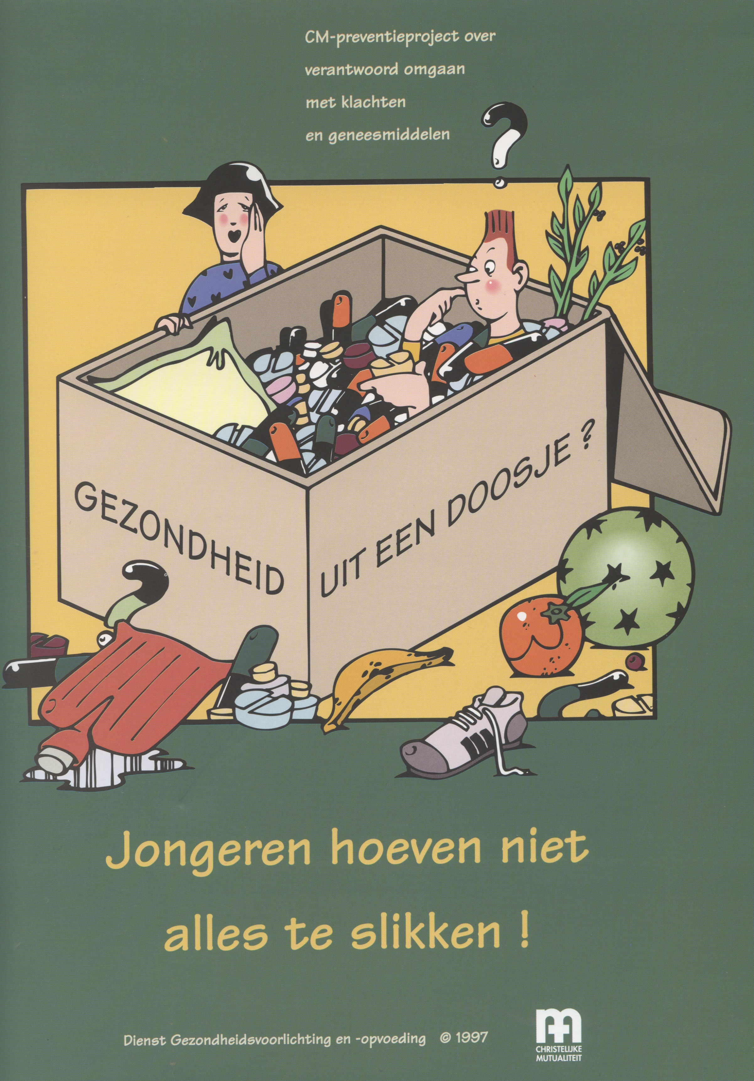 Gezondheid uit een doosje? (Jongeren hoeven niet alles te slikken!)