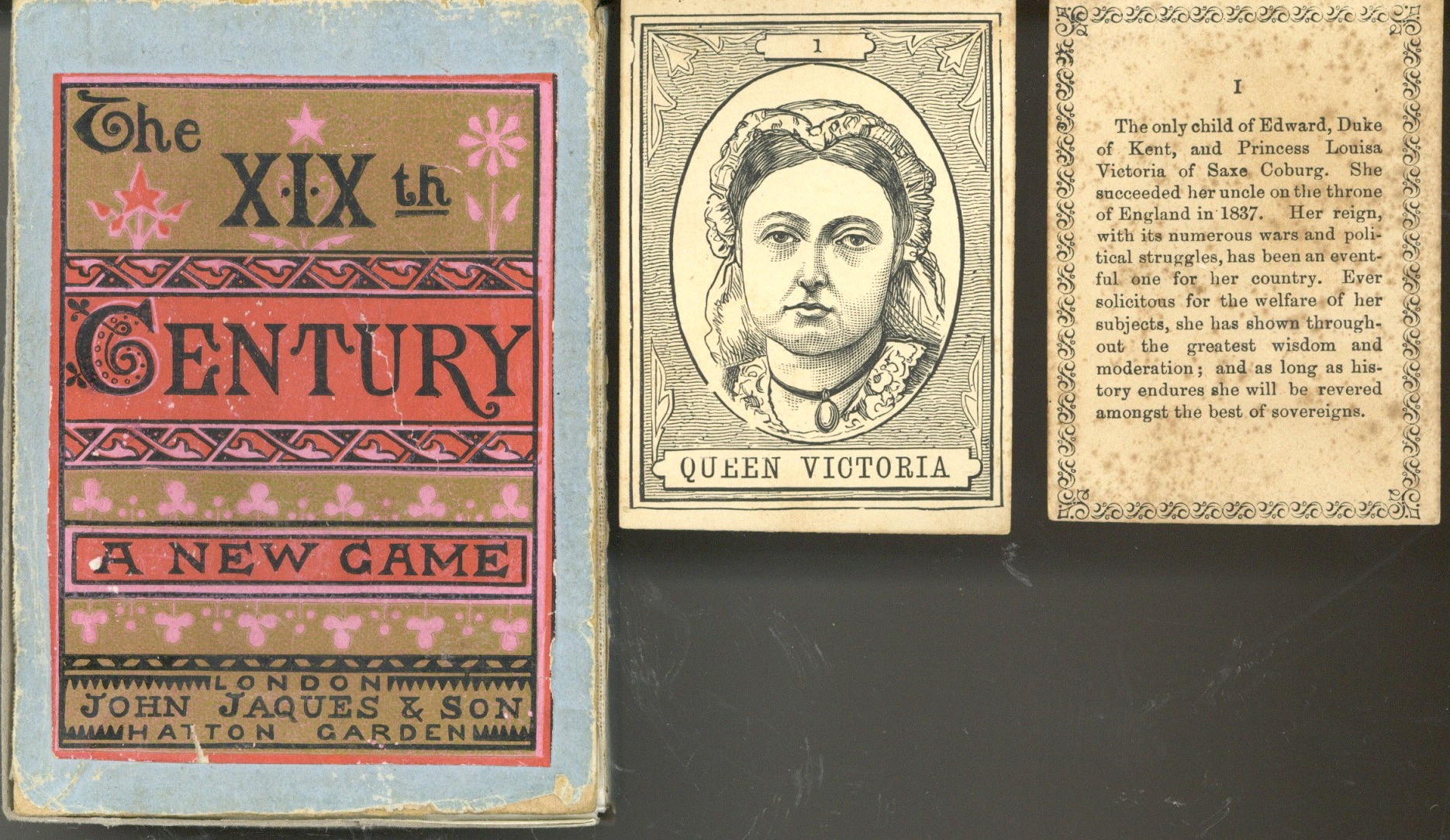 The XIXth Century: A new Game