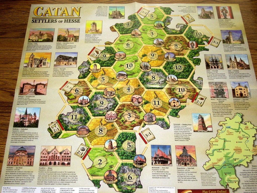 Catan Geographies: Settlers of Hesse