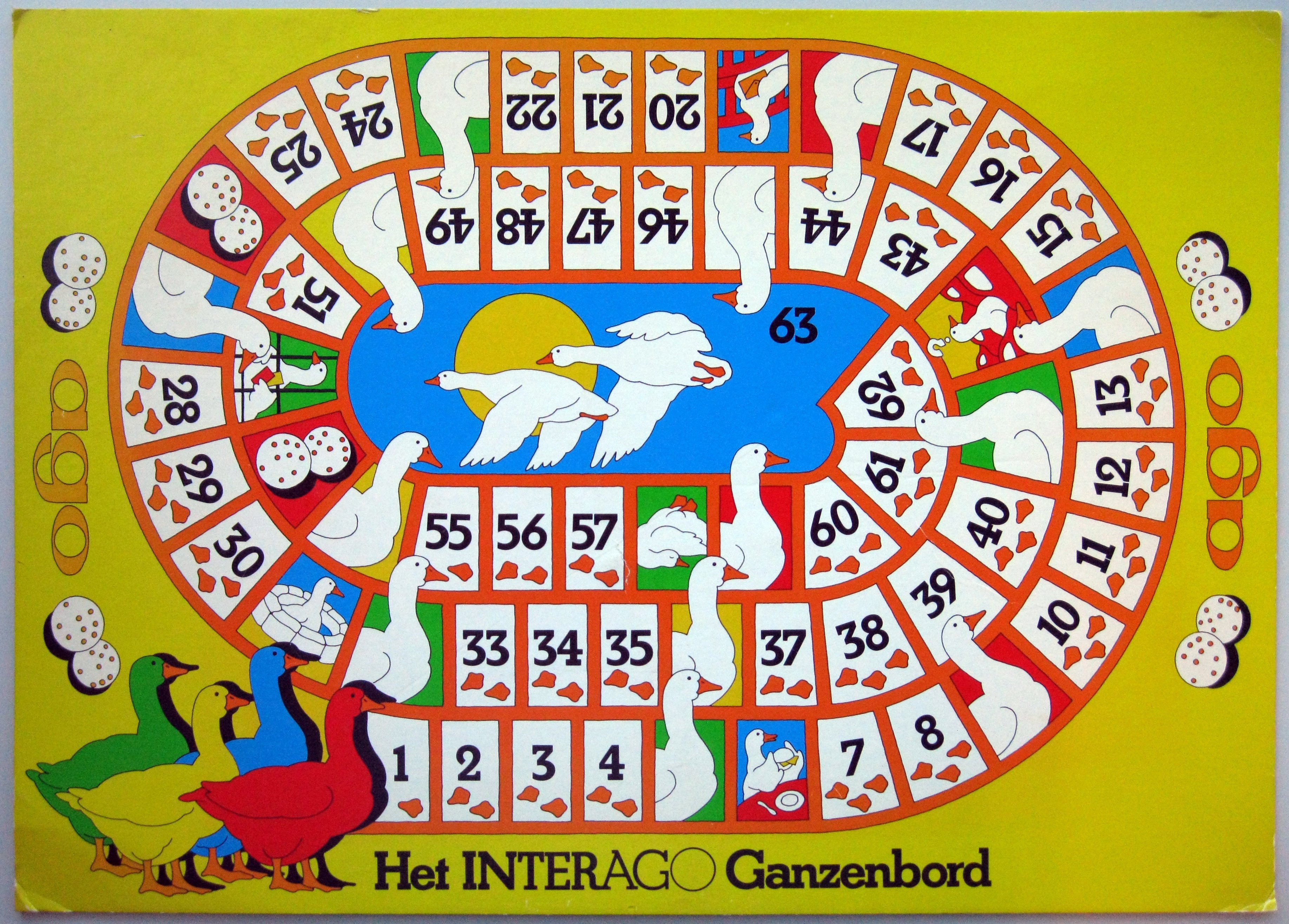 Het Interago Ganzenbord