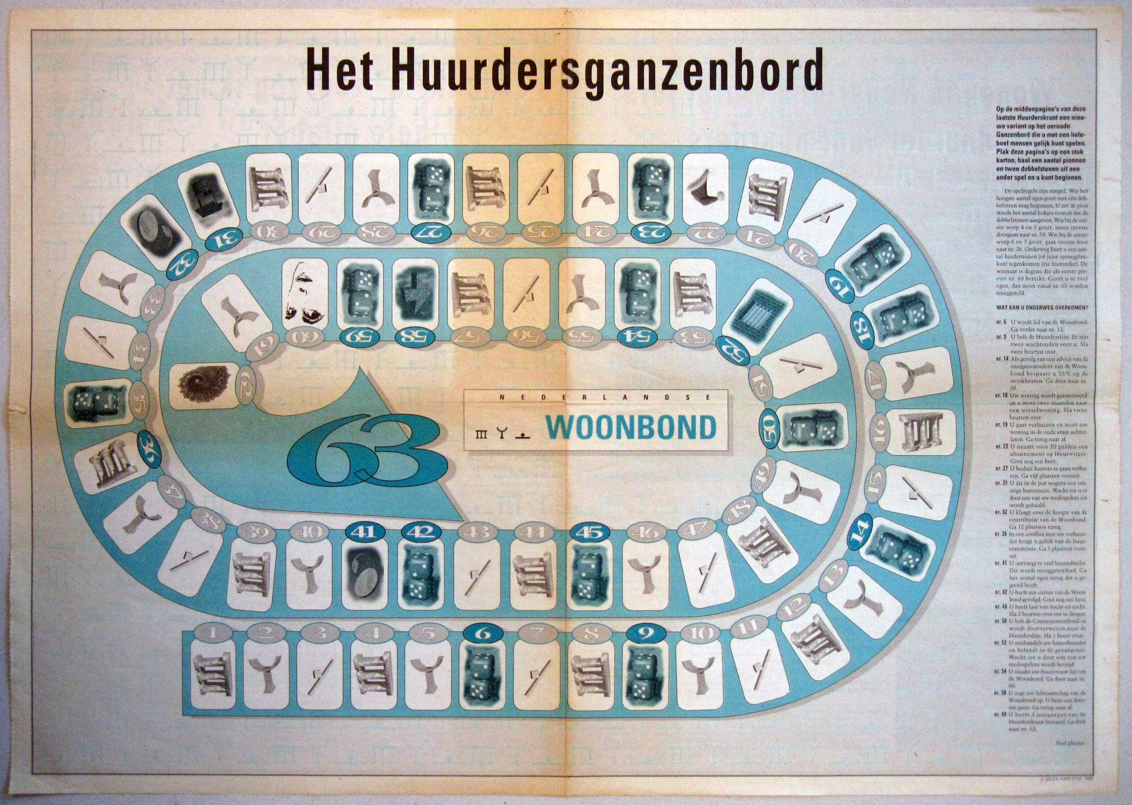 Het Huurdersganzenbord