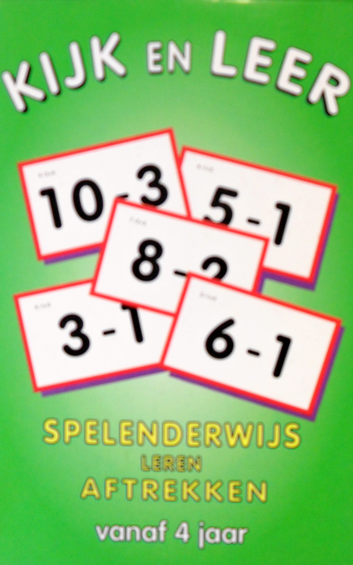 Spelenderwijs leren aftrekken