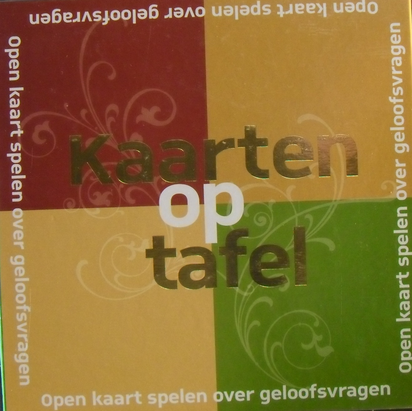 Kaarten op tafel - Open kaart spelen over geloofsvragen