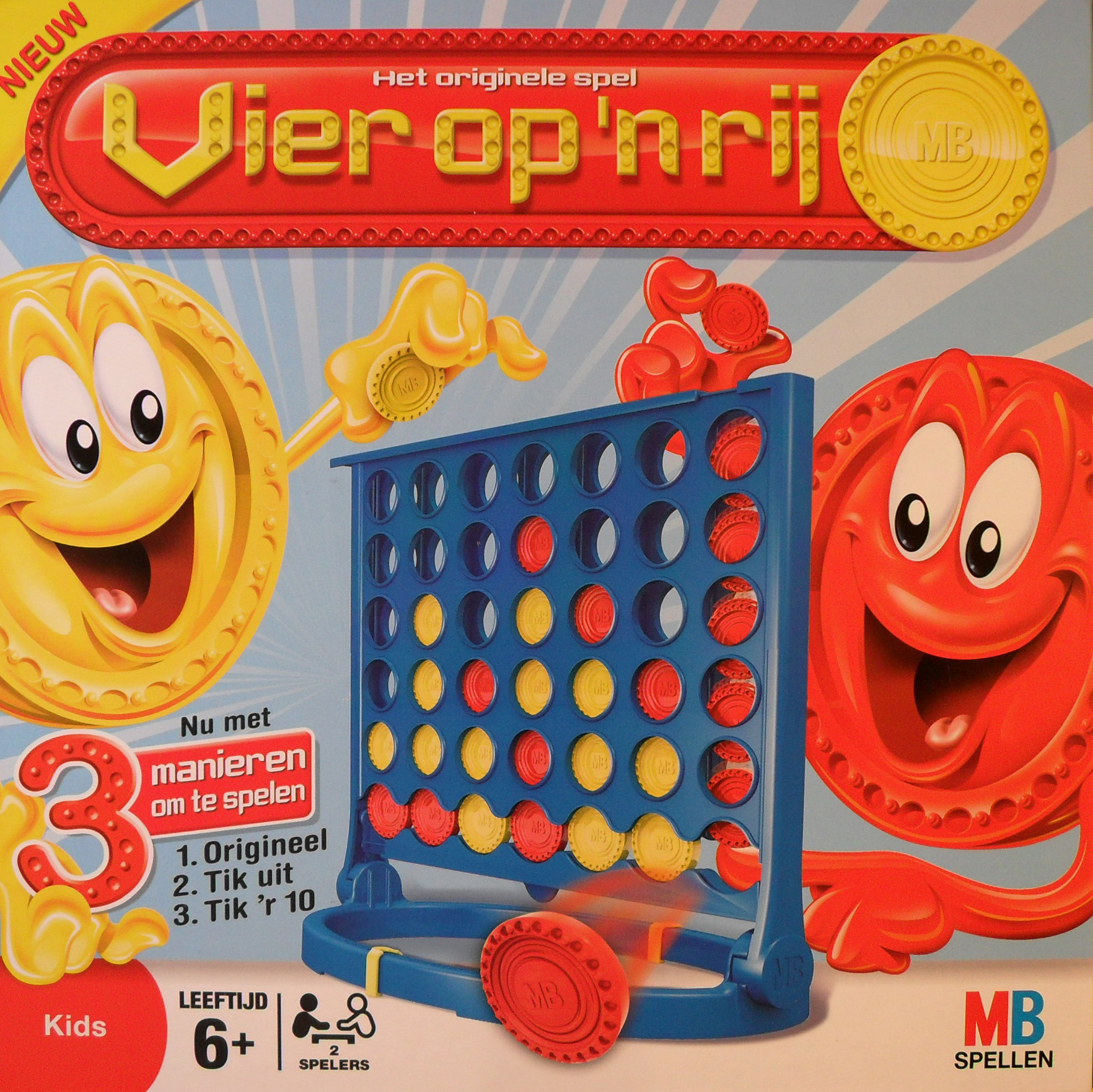 Vier op 'n rij: Het originele spel