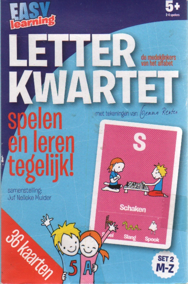 Letterkwartet: Set 2 M-Z