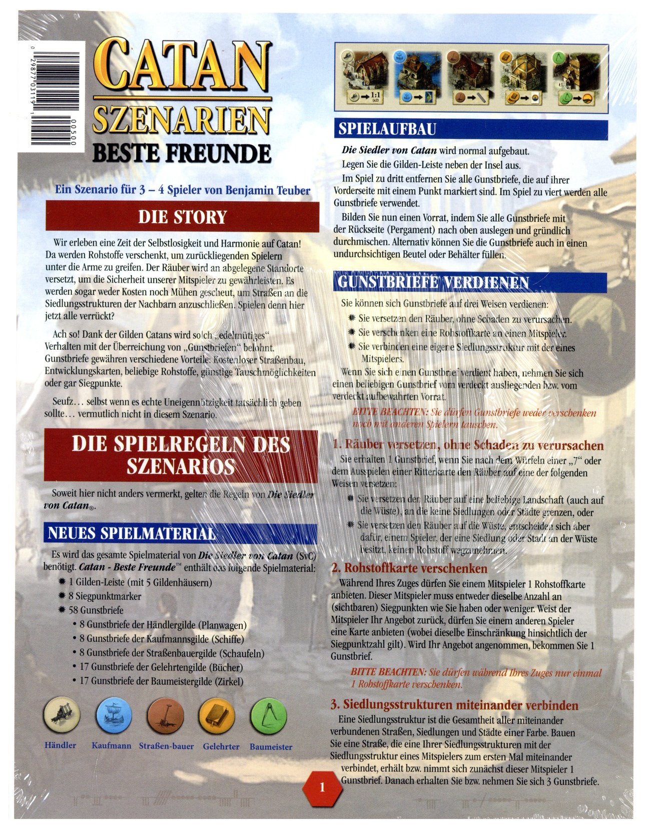 Catan Szenarien: Beste Freunde
