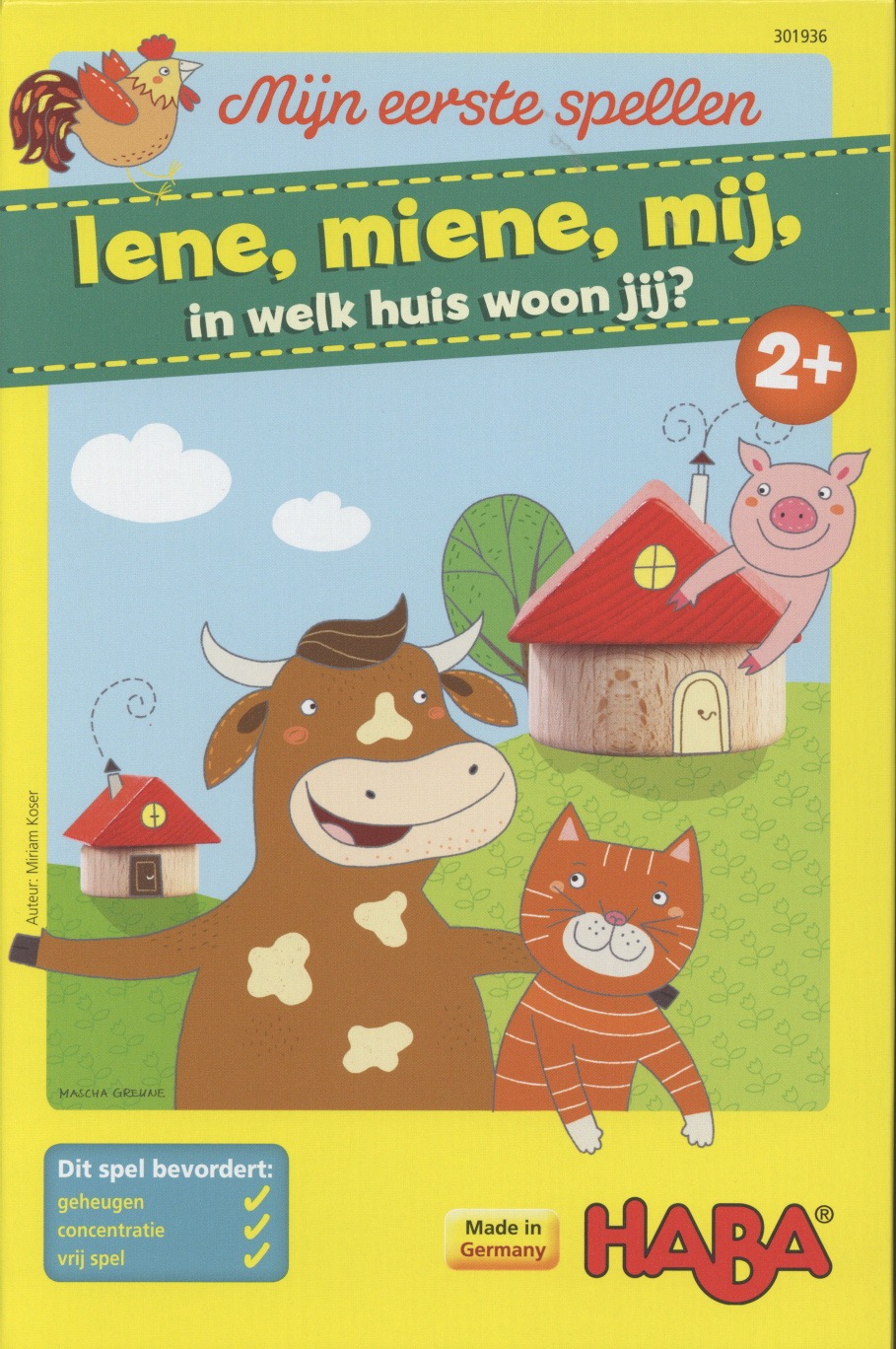 Mijn eerste Spellen: Iene, miene, mij, in welk Huis Woon Jij?