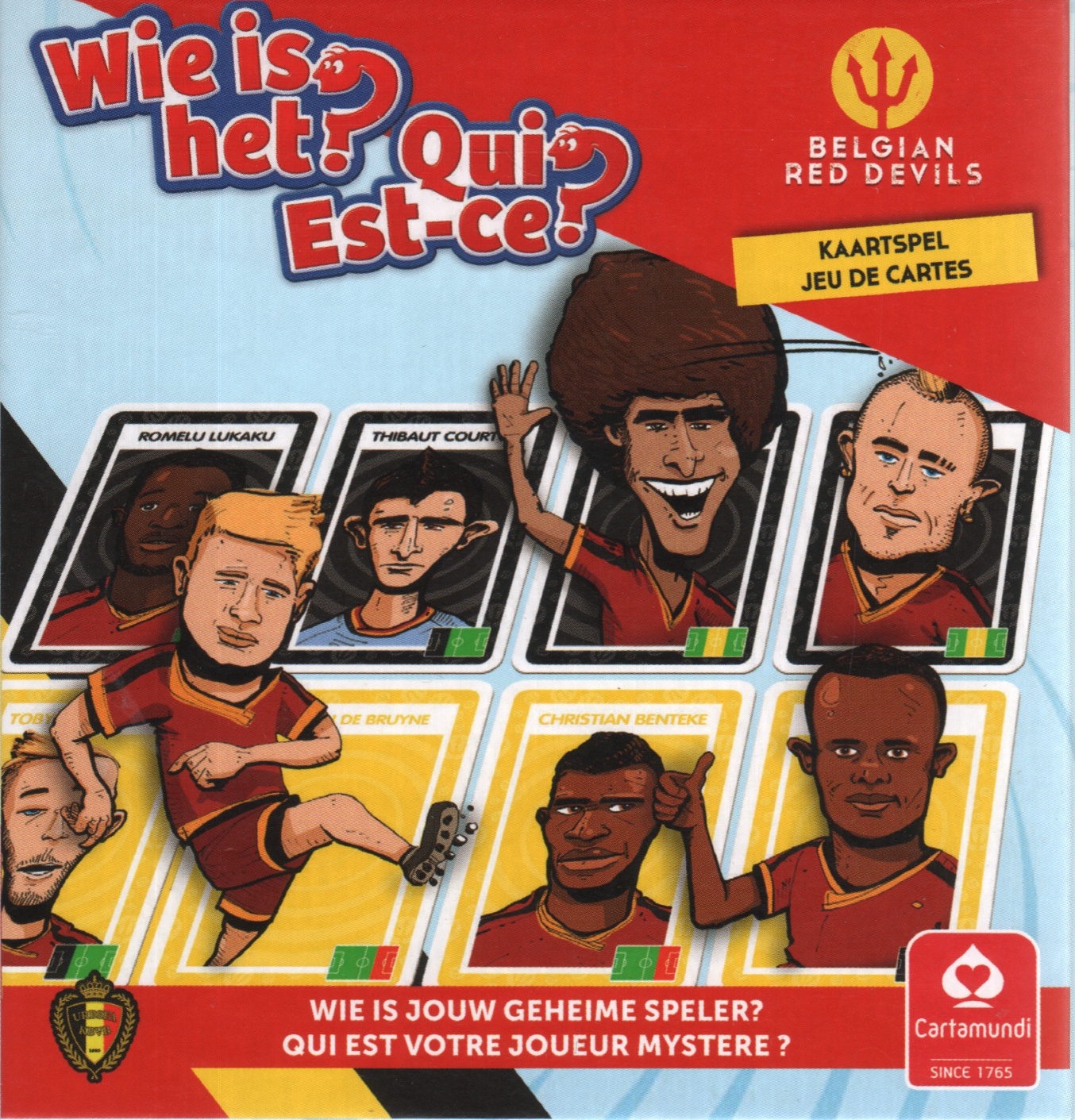 Wie is het? Belgian Red Devils Kaartspel