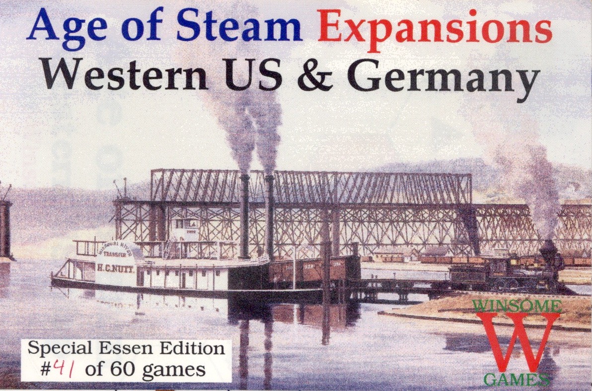 Age Of Steam Expansions: Western US & Germany