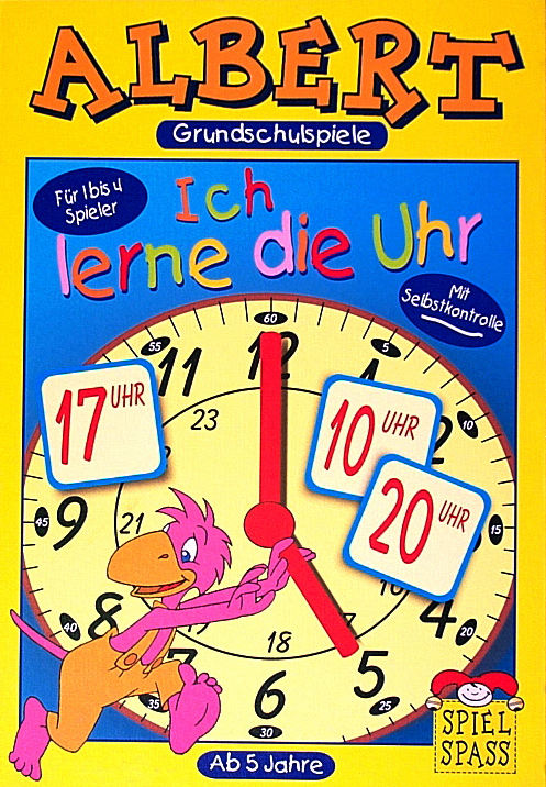 Albert Grundschulspiele: Ich lerne die Uhr