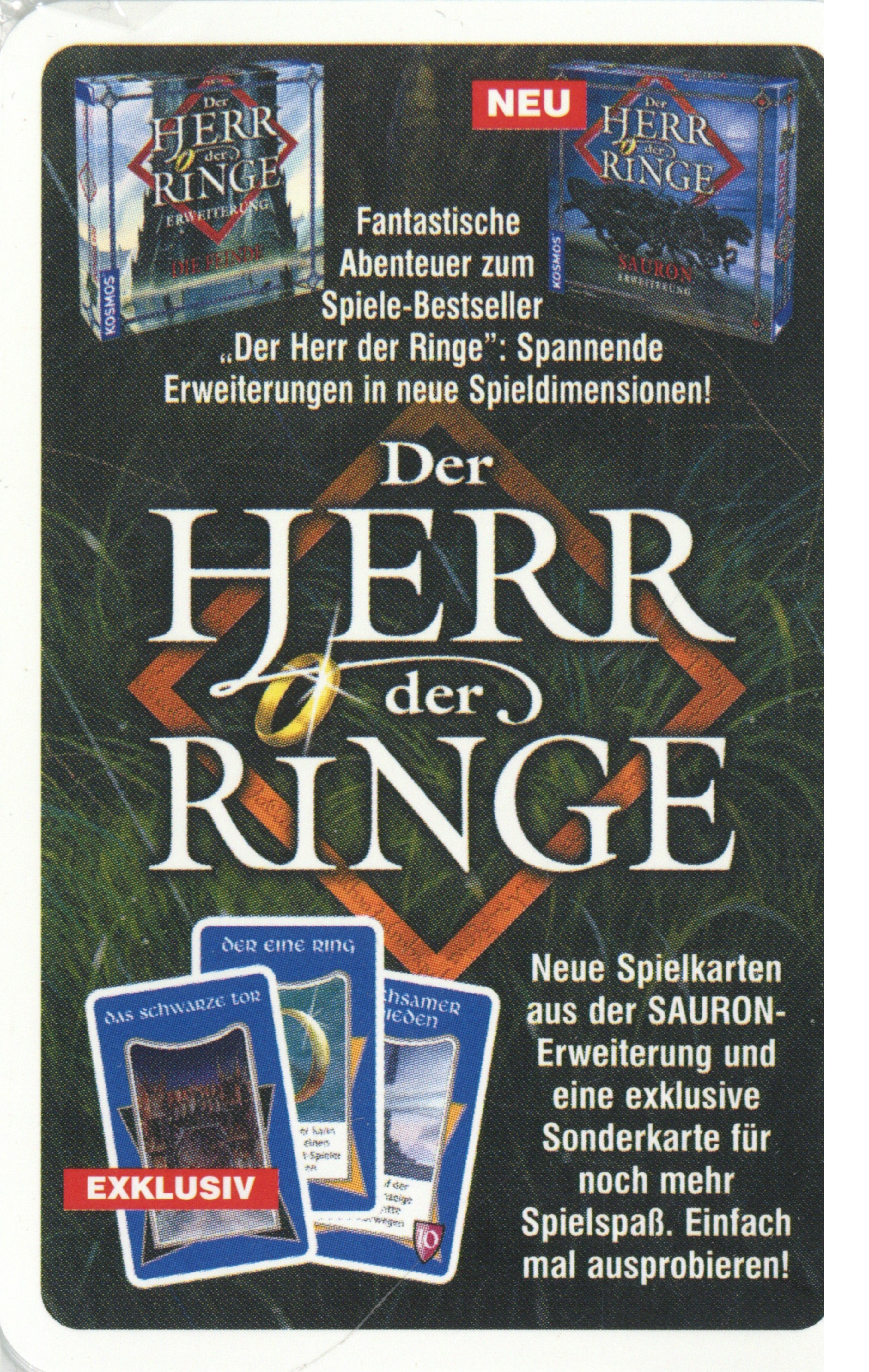 Der Herr der Ringe: Sauron erweiterung - extra kaarten