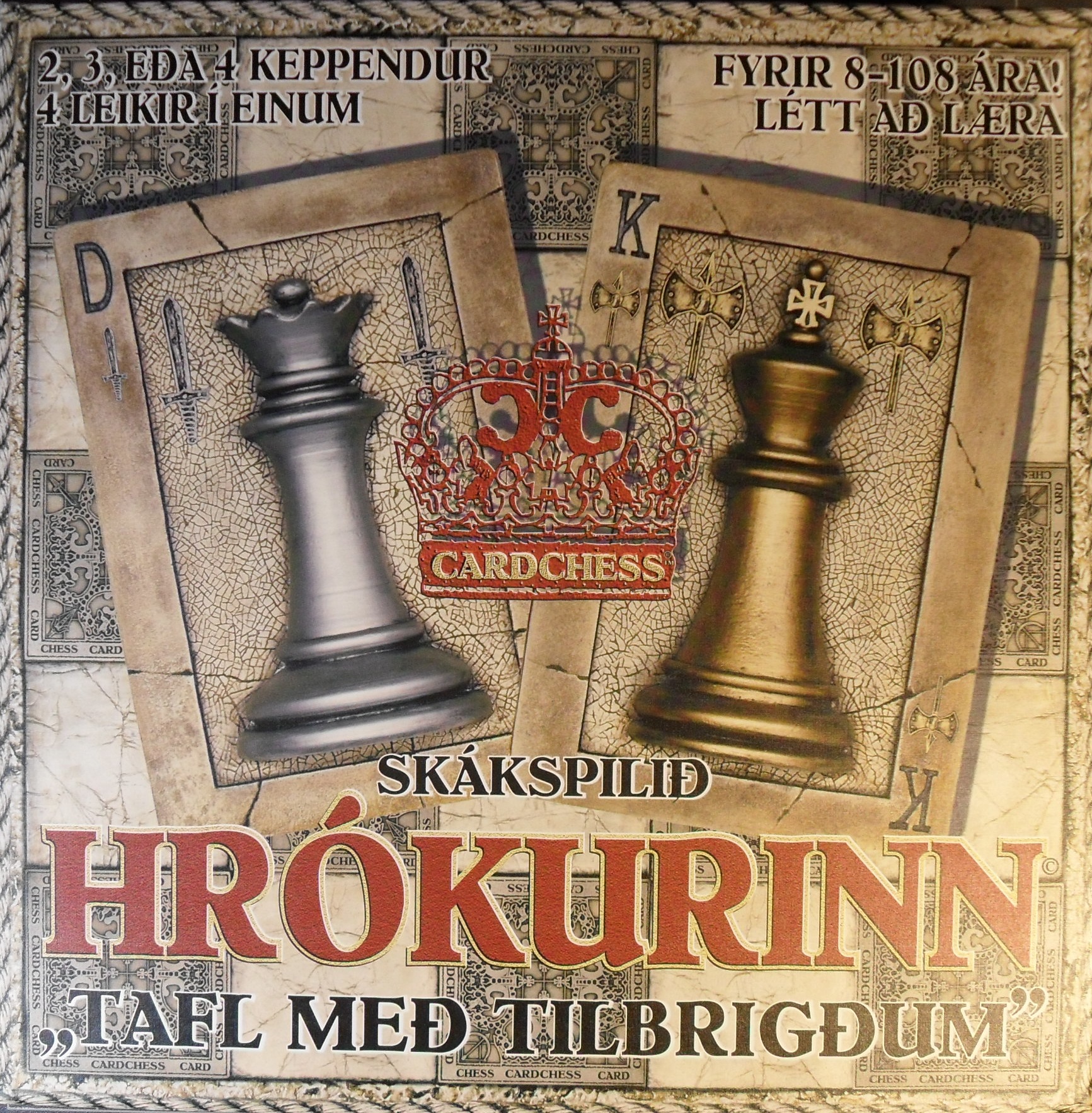 Skakspilid Hrókurinn (Kaartschaken)