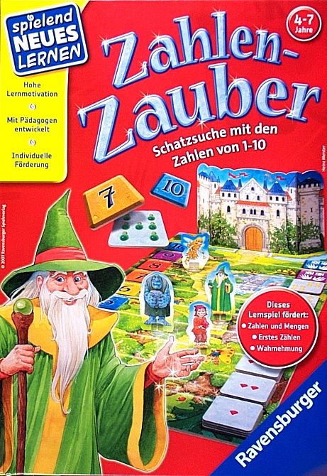 Zahlen-Zauber (Schatzsuche mit dem Zahlen von 1-10)