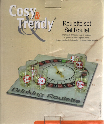 Roulette set drankspel