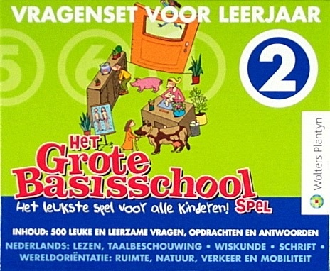 Het Grote Basisschool spel: vragenset voor leerjaar 2