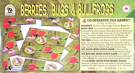 Berries, Bugs & Bullfrogs: 4 Co-operative Tile Games