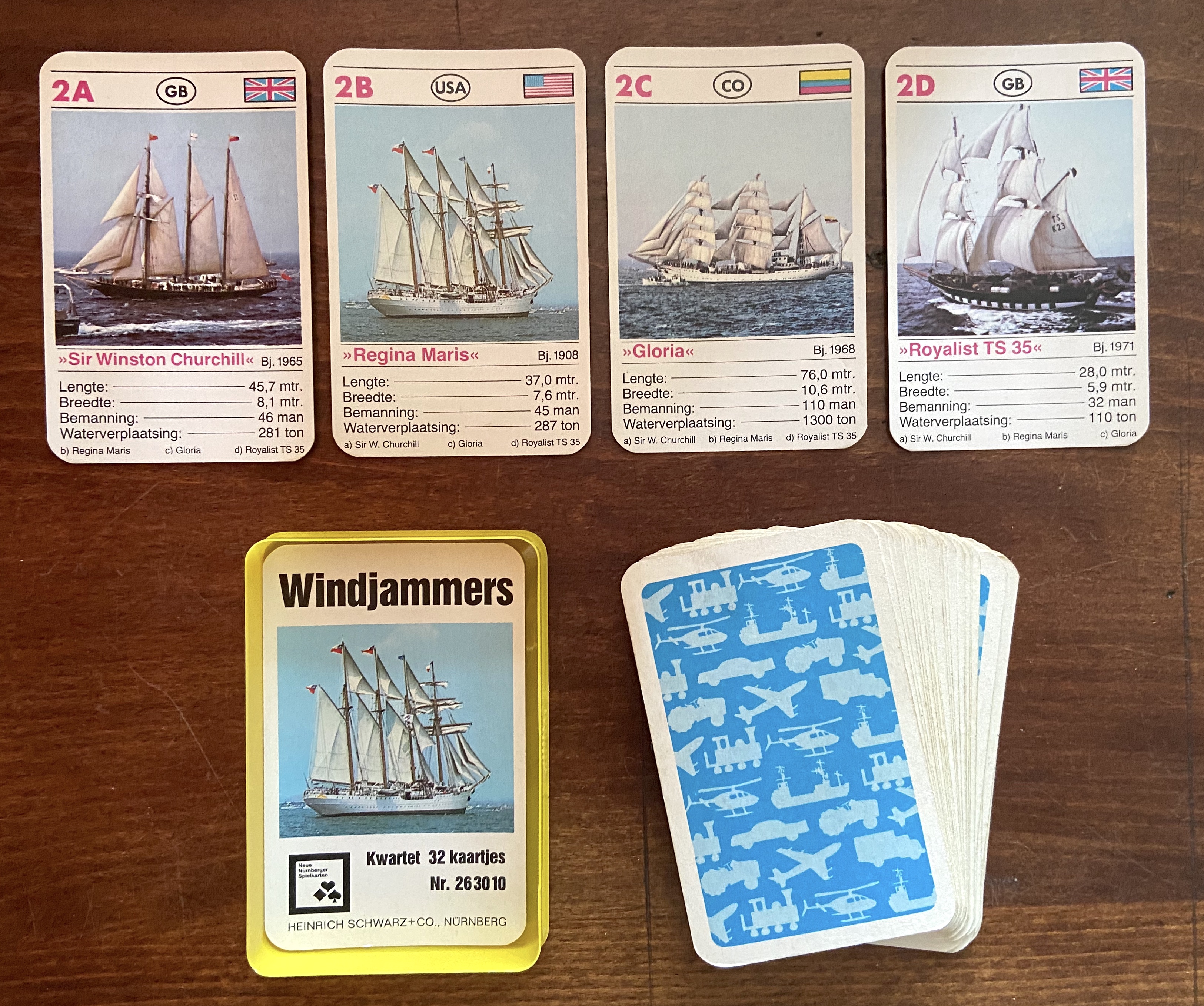 Windjammers Kwartet (32 kaartjes)