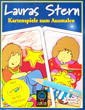 Lauras Stern: Kartenspiele zum Ausmalen