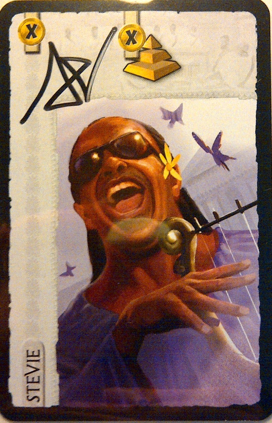 7 Wonders: Leaders - Stevie Wonder Promo Card