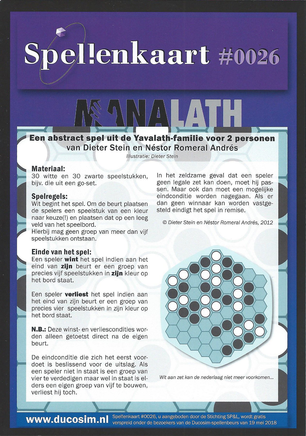 Spellenkaart #0026: Manalath