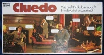 Cluedo: Wie heeft Dr. Black vermoord? En welk vertrek en waarmee?