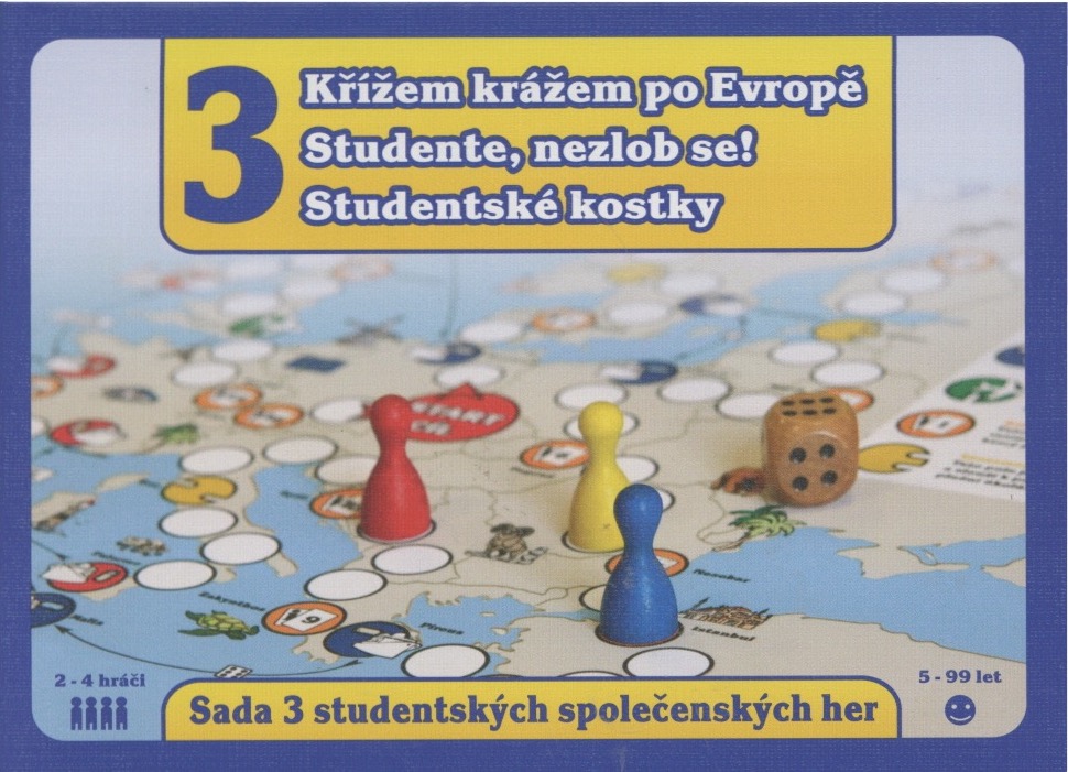 3 (Sada 3 studentských spoleČenských her/ Set van 3 Studentenspellen)