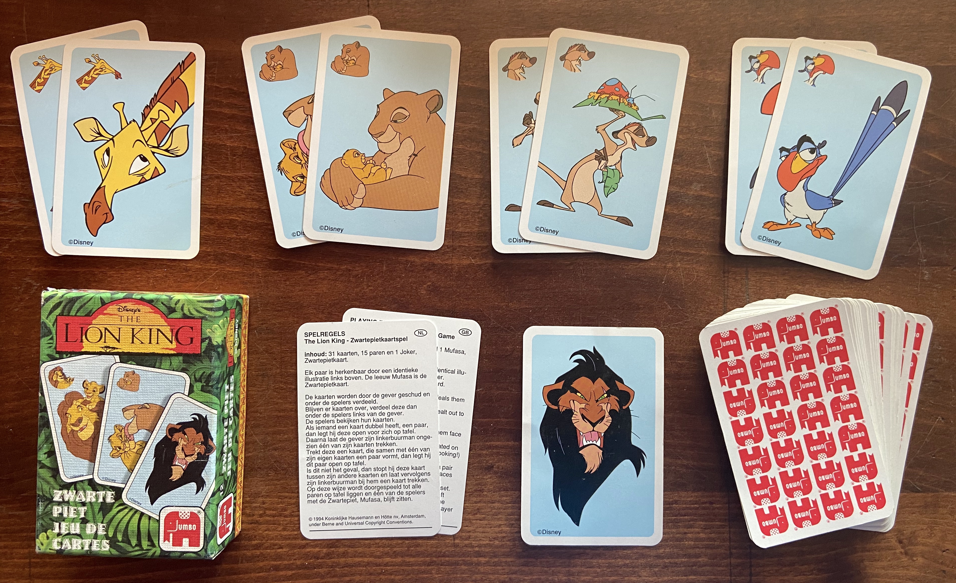 Zwarte Piet: Lion King (Jeu de Cartes)