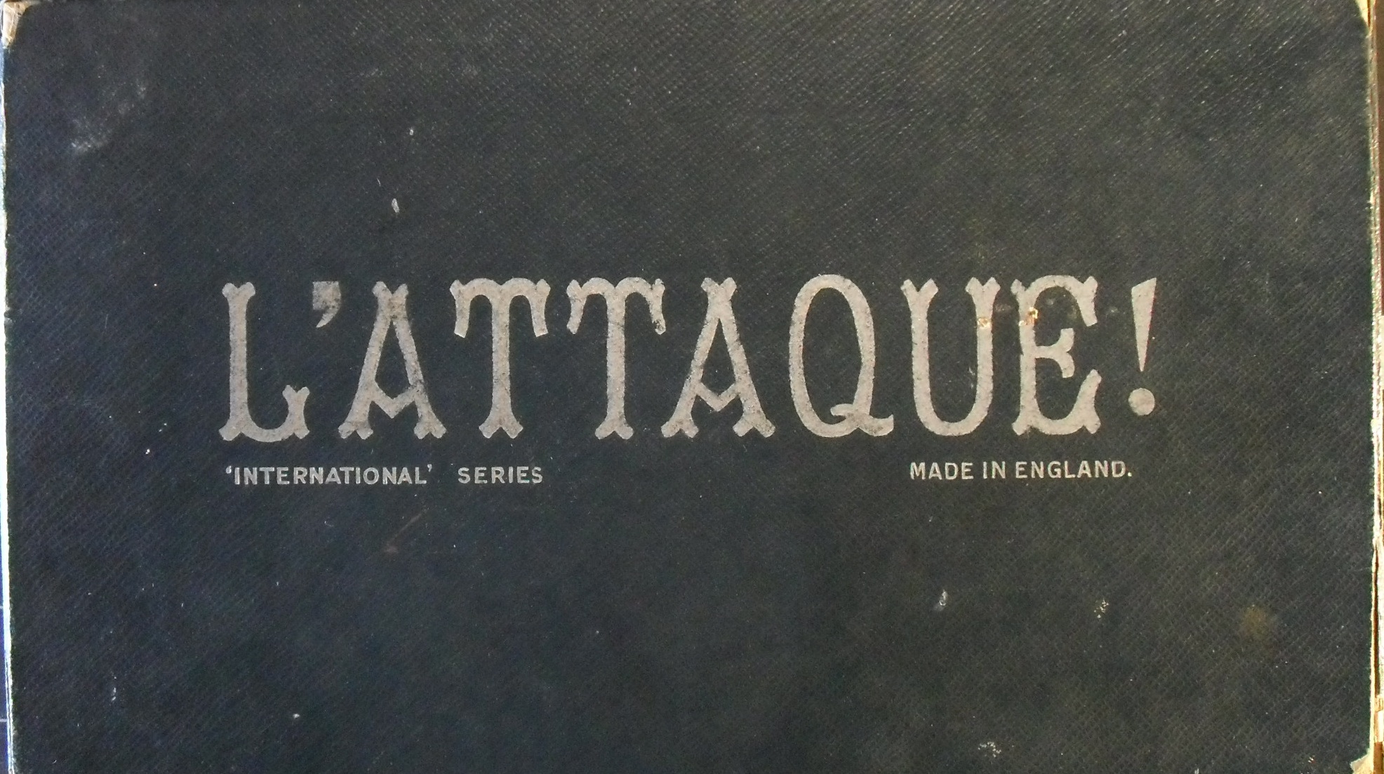 L'Attaque: The Game of Military Tactics, A Rival to Chess