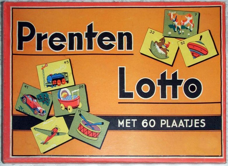 Prenten Lotto met 60 Plaatjes