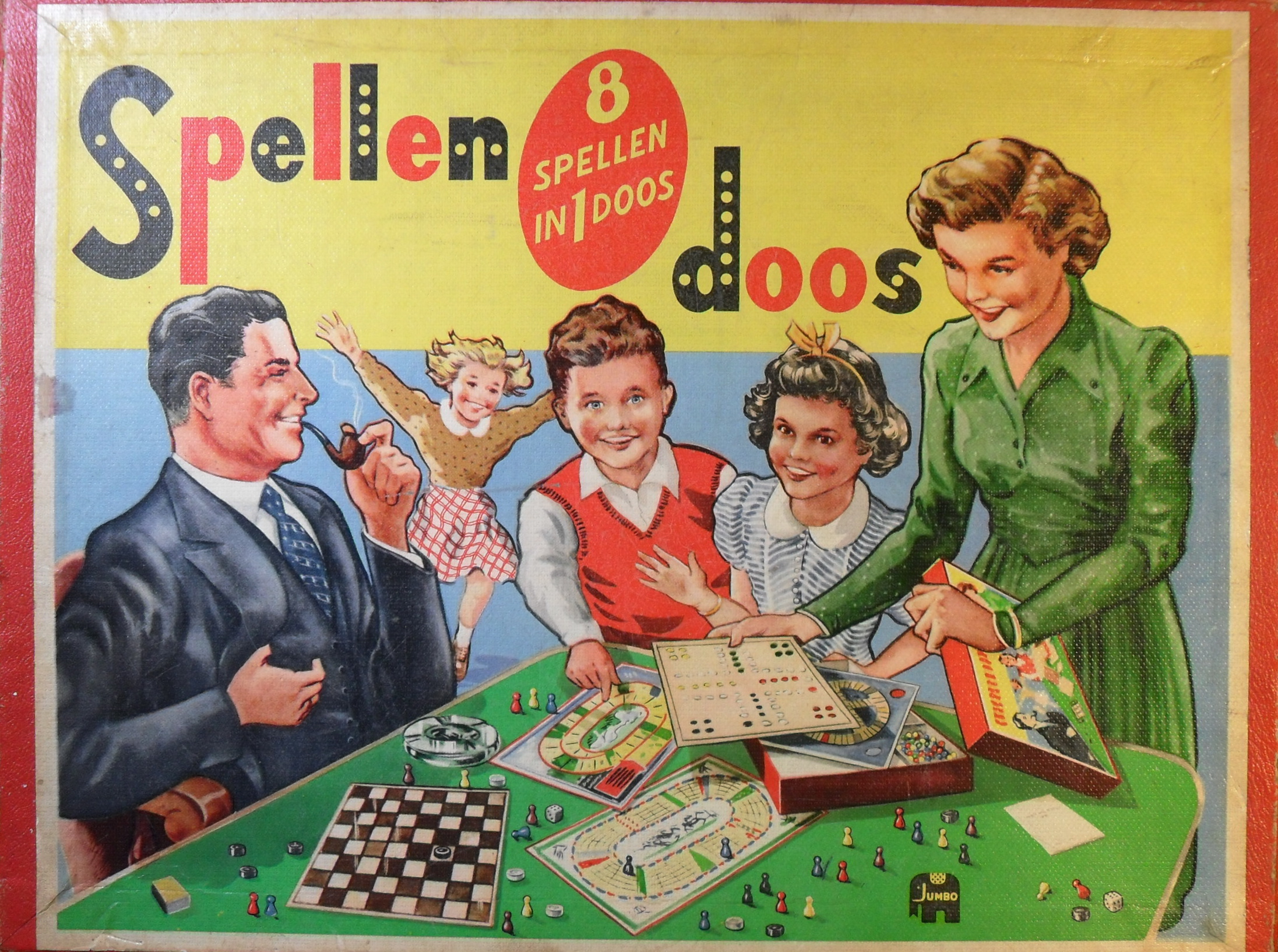 Spellendoos: 8 spellen in 1 doos