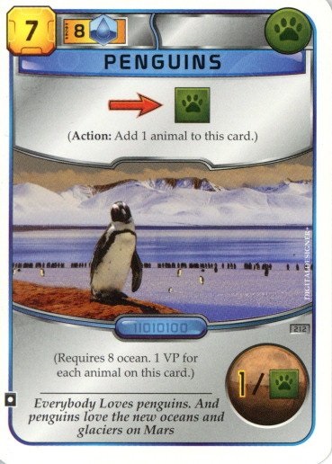 Terraforming Mars: Penguins Promo Card