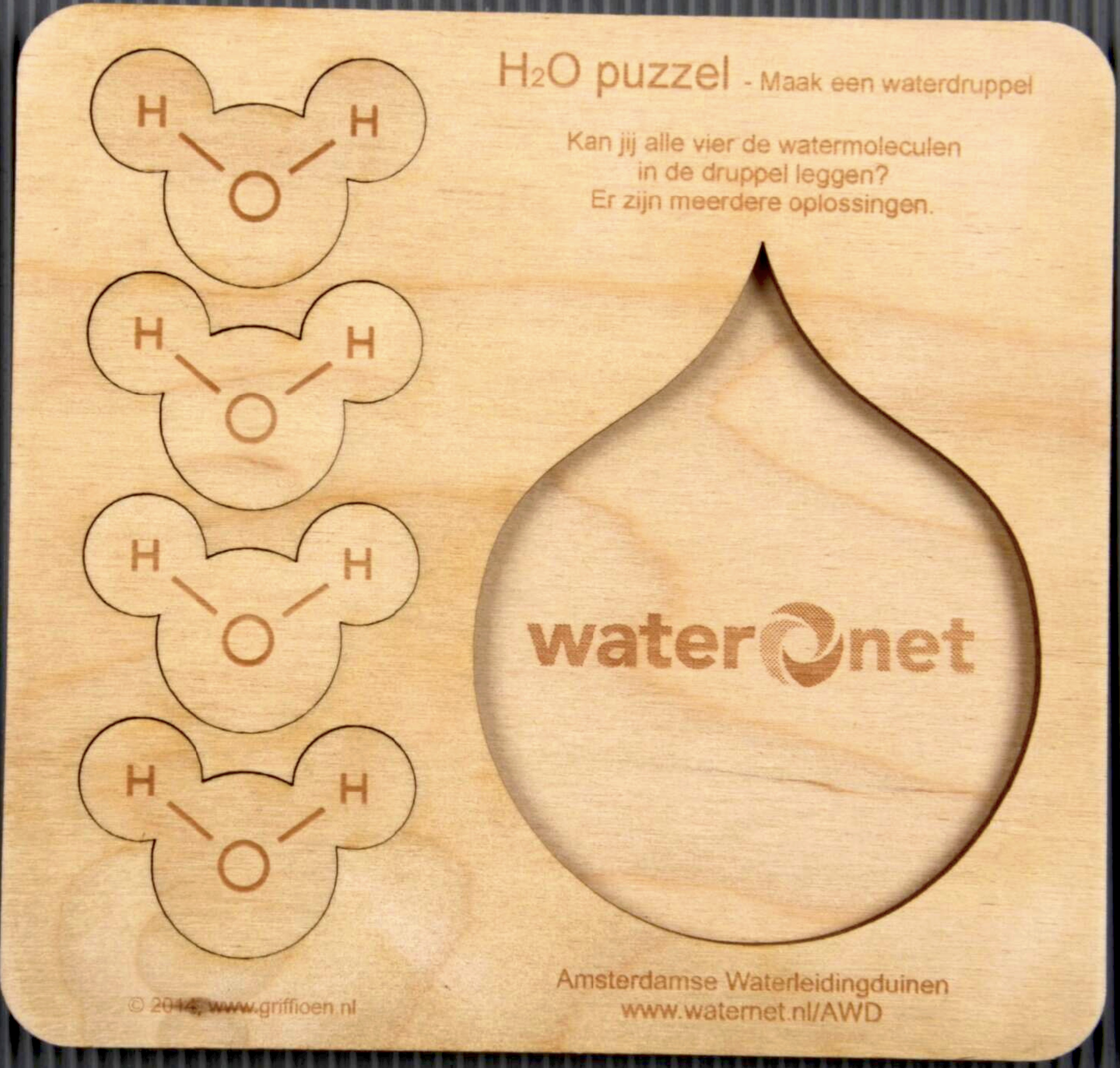 H2O Puzzel: Maak een Waterdruppel