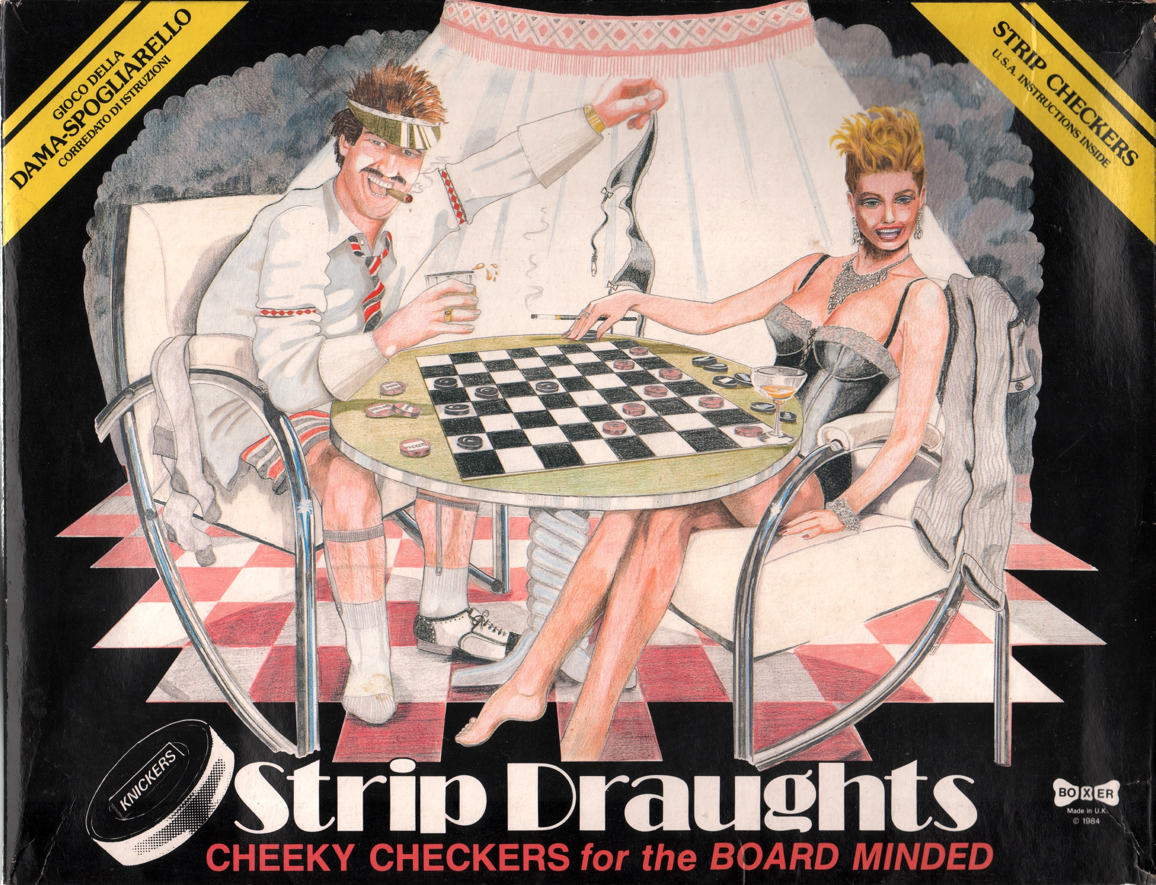 Strip Draughts: Cheeky Checkers for the Board Minded