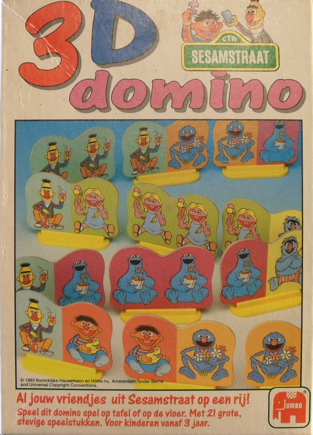 3D Domino: Sesamstraat