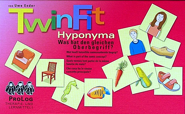 TwinFit Hyponyma (Wat heeft hetzelfde samenvattende begrip?)