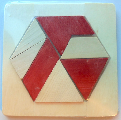 Tangram: zeshoekig