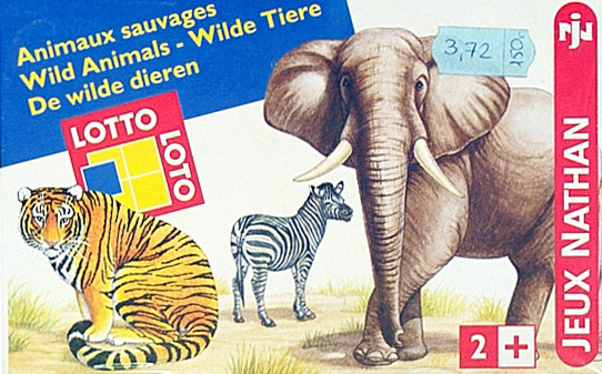 Animaux Sauvages Lotto (De Wilde Dieren)