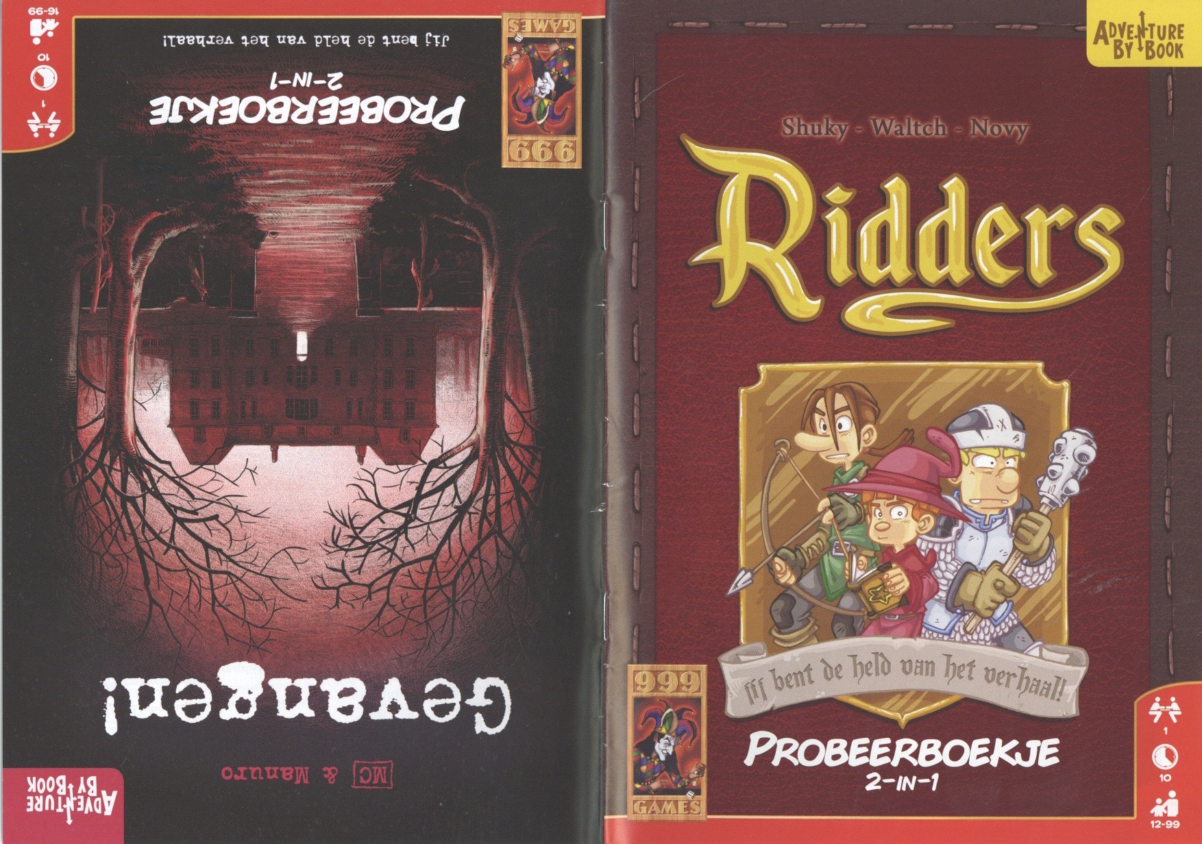 Adventure by Book probeerboekje ("Gevangen!" & "Ridders")