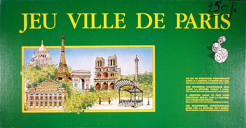 Jeu Ville de Paris