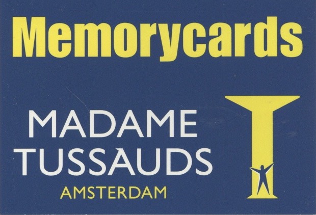 Memorycards Madame Tussauds