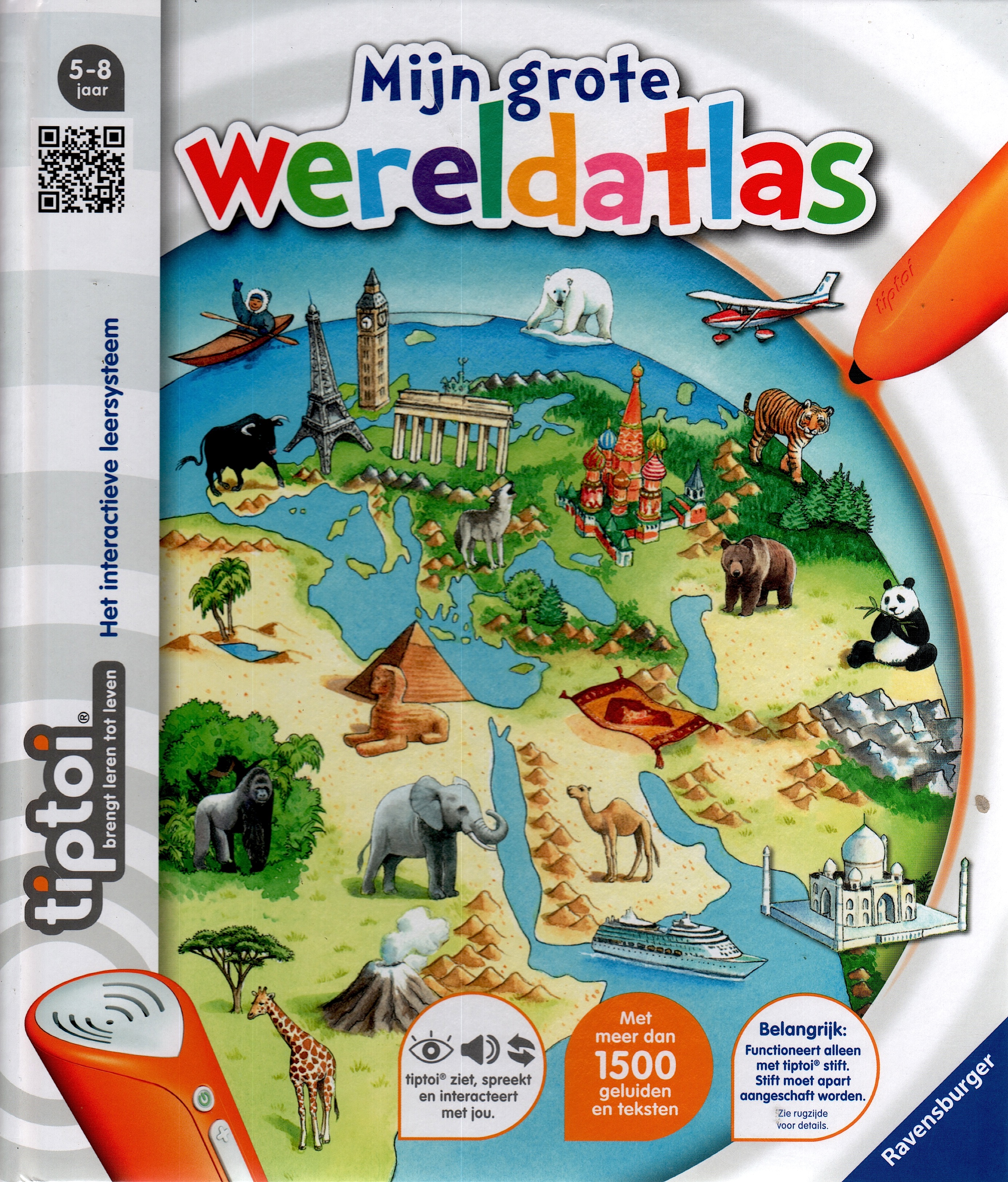 Tiptoi: Mijn grote wereldatlas