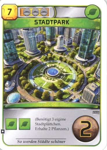 Terraforming Mars: Stadtpark Promo Card