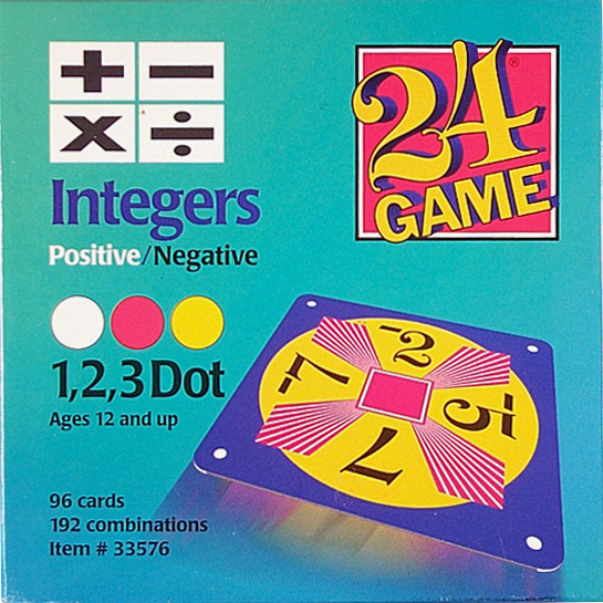 24 Game Integers Positive/Negative