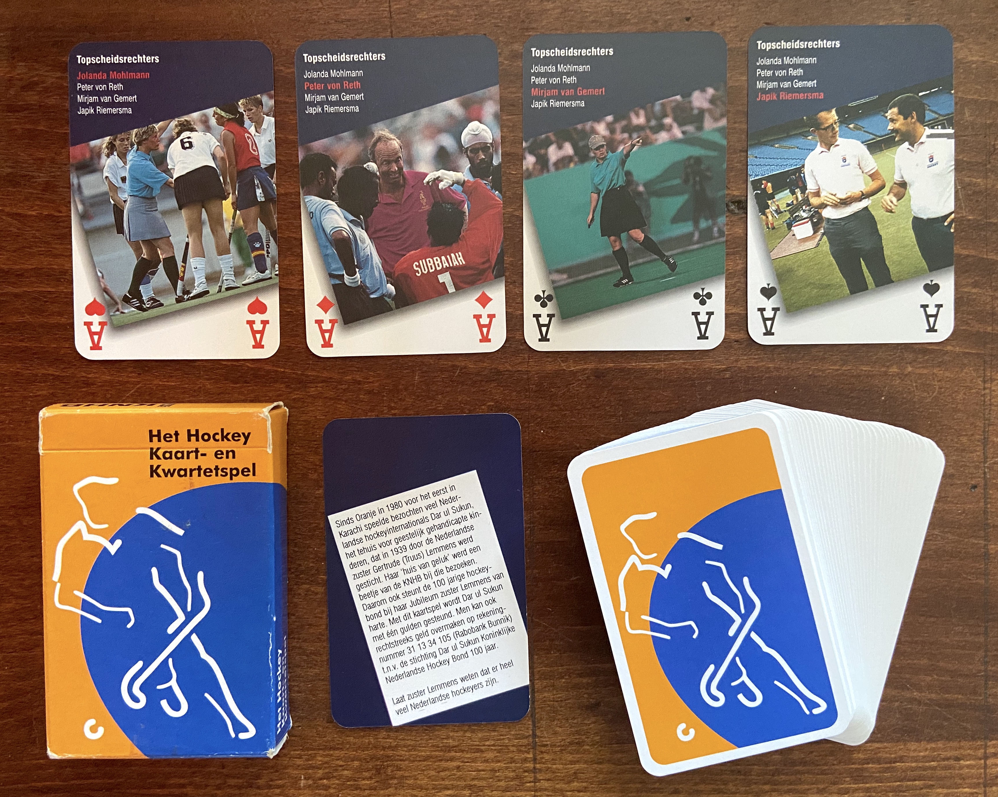Het Hockey Kaart- en Kwartetspel