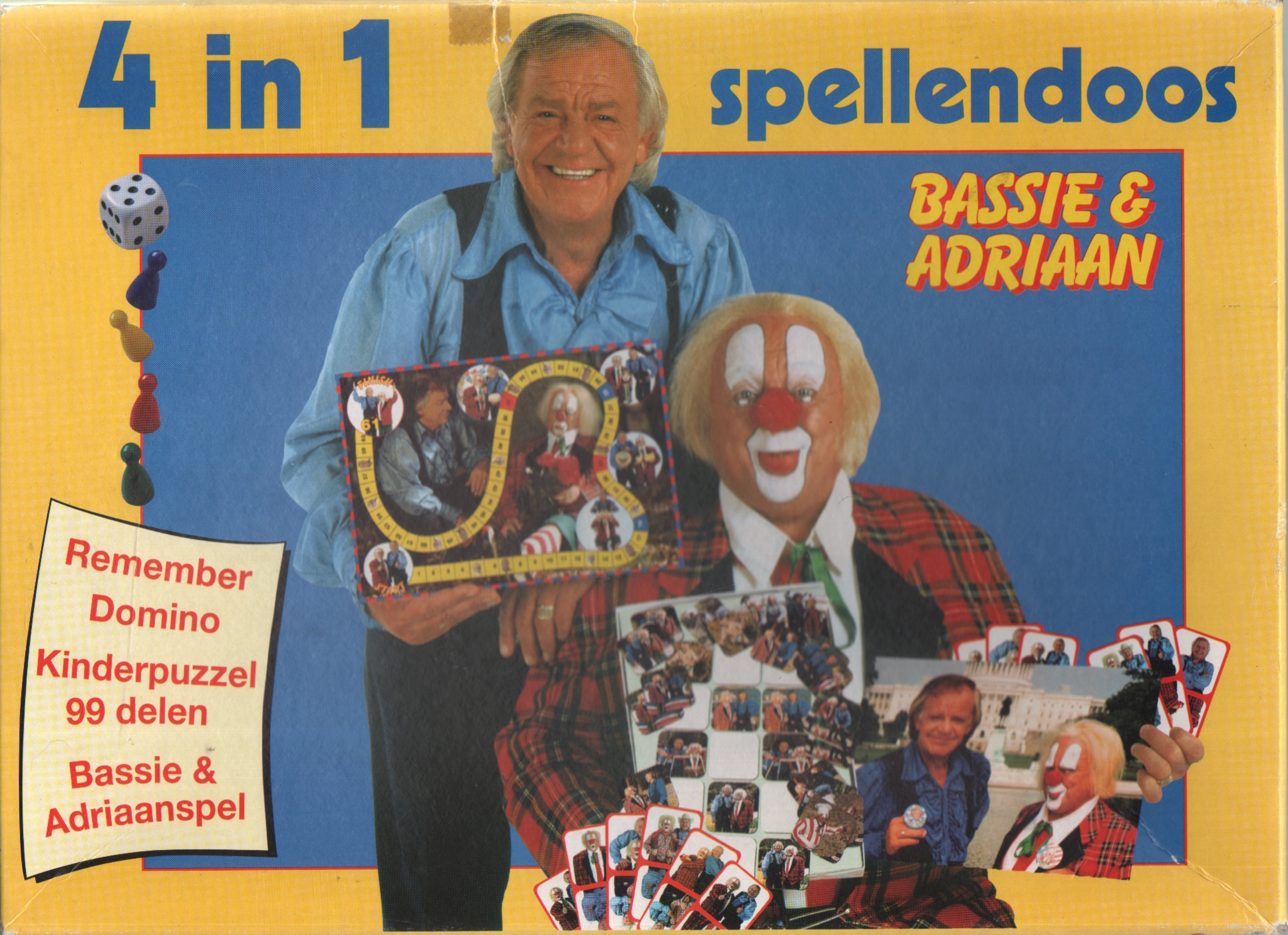 4 in 1 Spellendoos Bassie & Adriaan