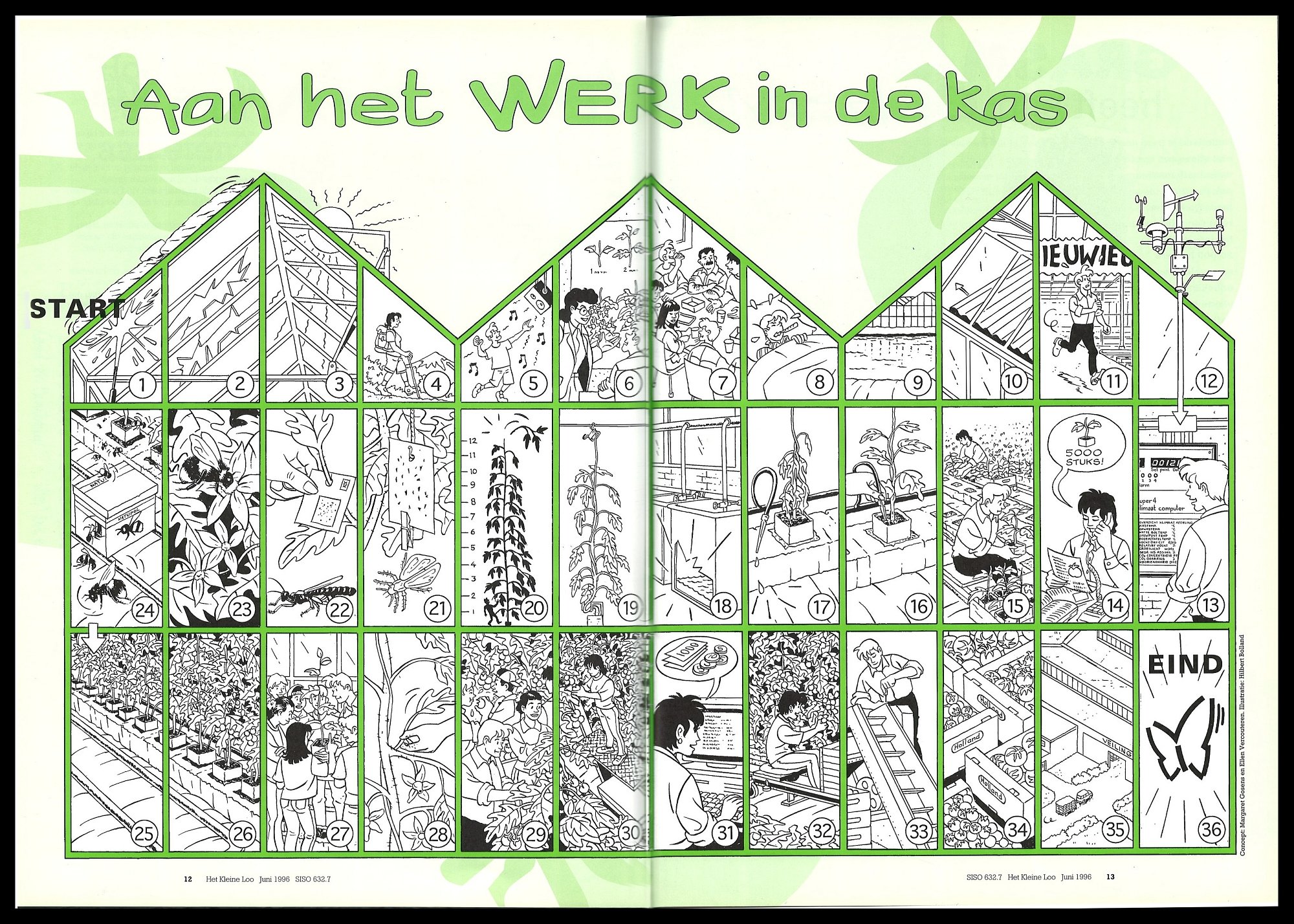 Aan het Werk in de Kas