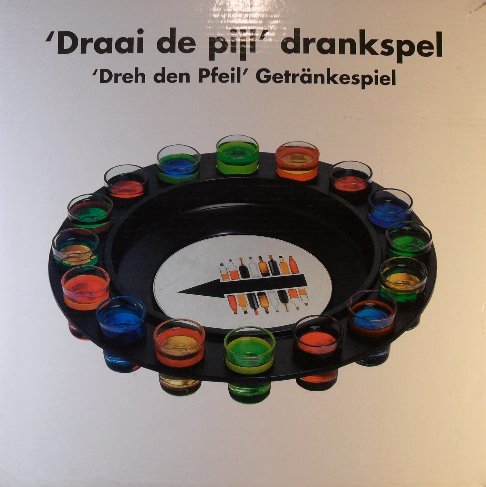 Draai de pijl - drankspel